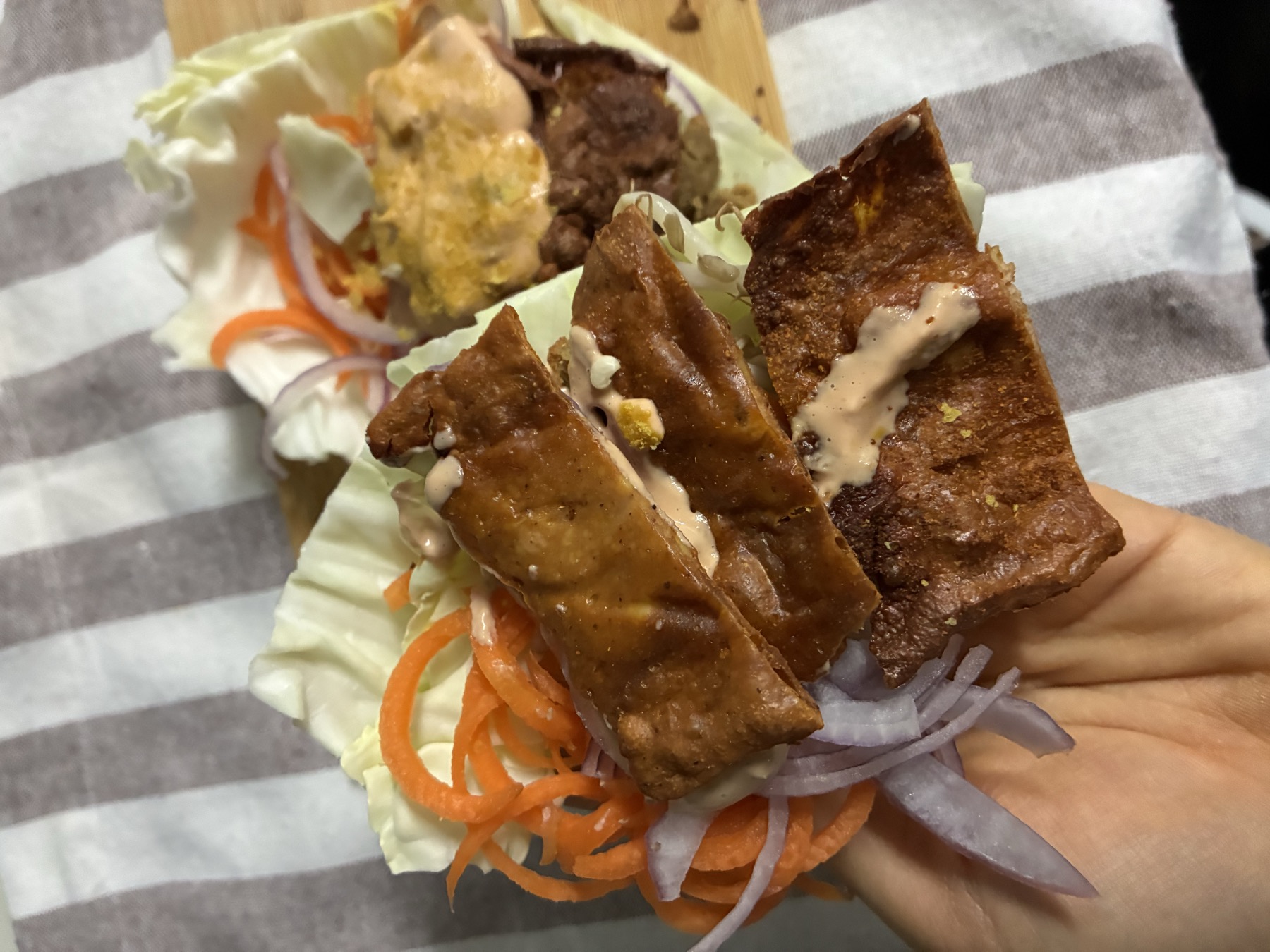 Cabbage Tofu Burger