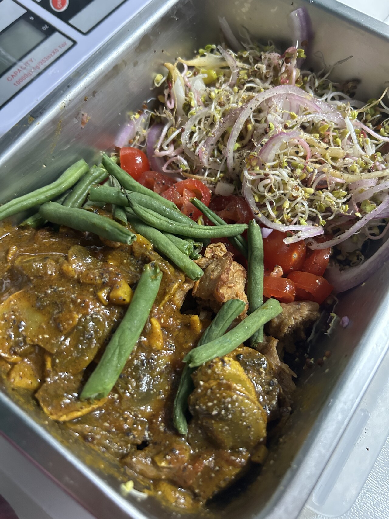 Seitan with Curry Mushroom Sauce