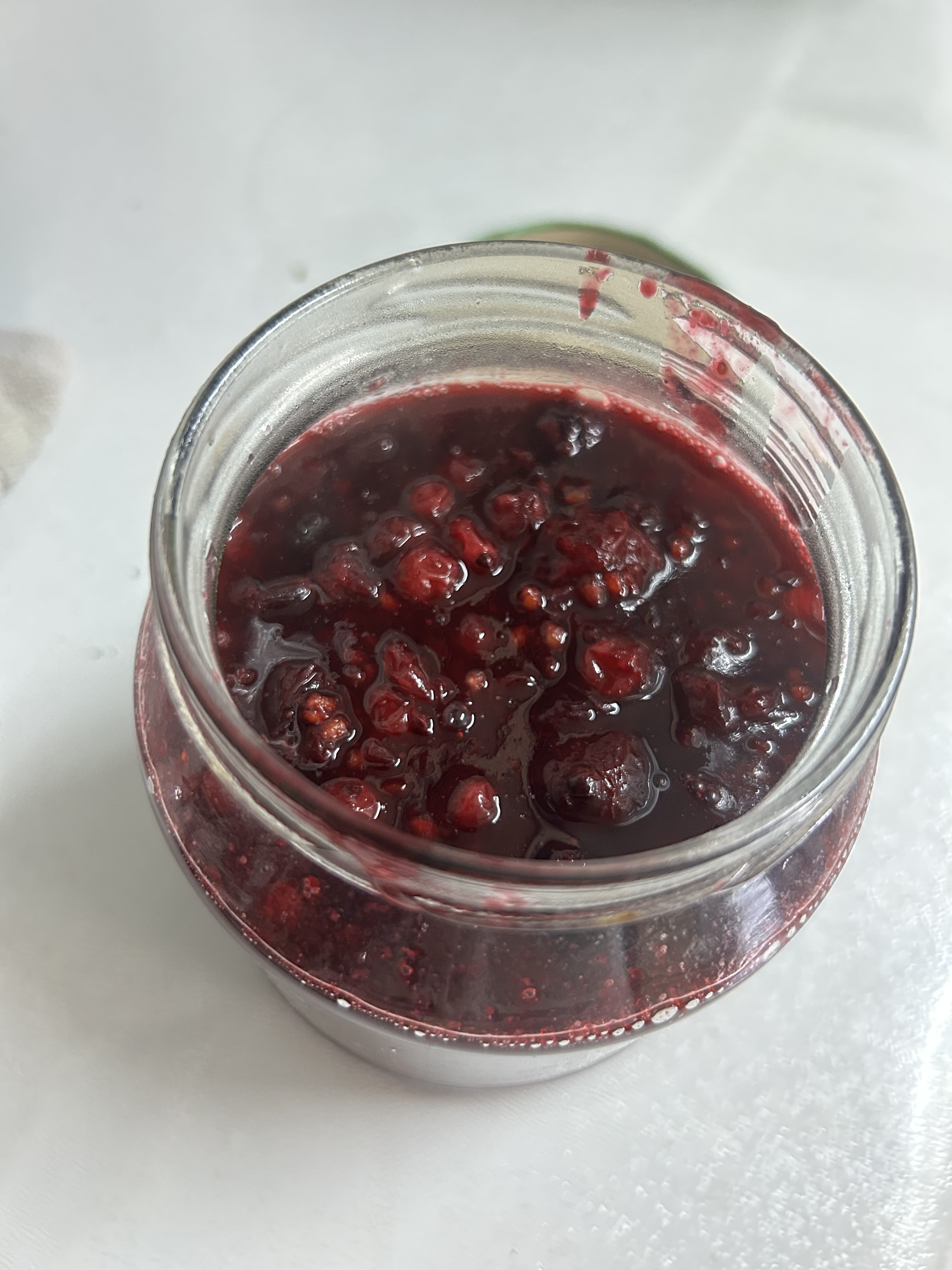 Homemade Tart Redcurrant & Blueberry Jam