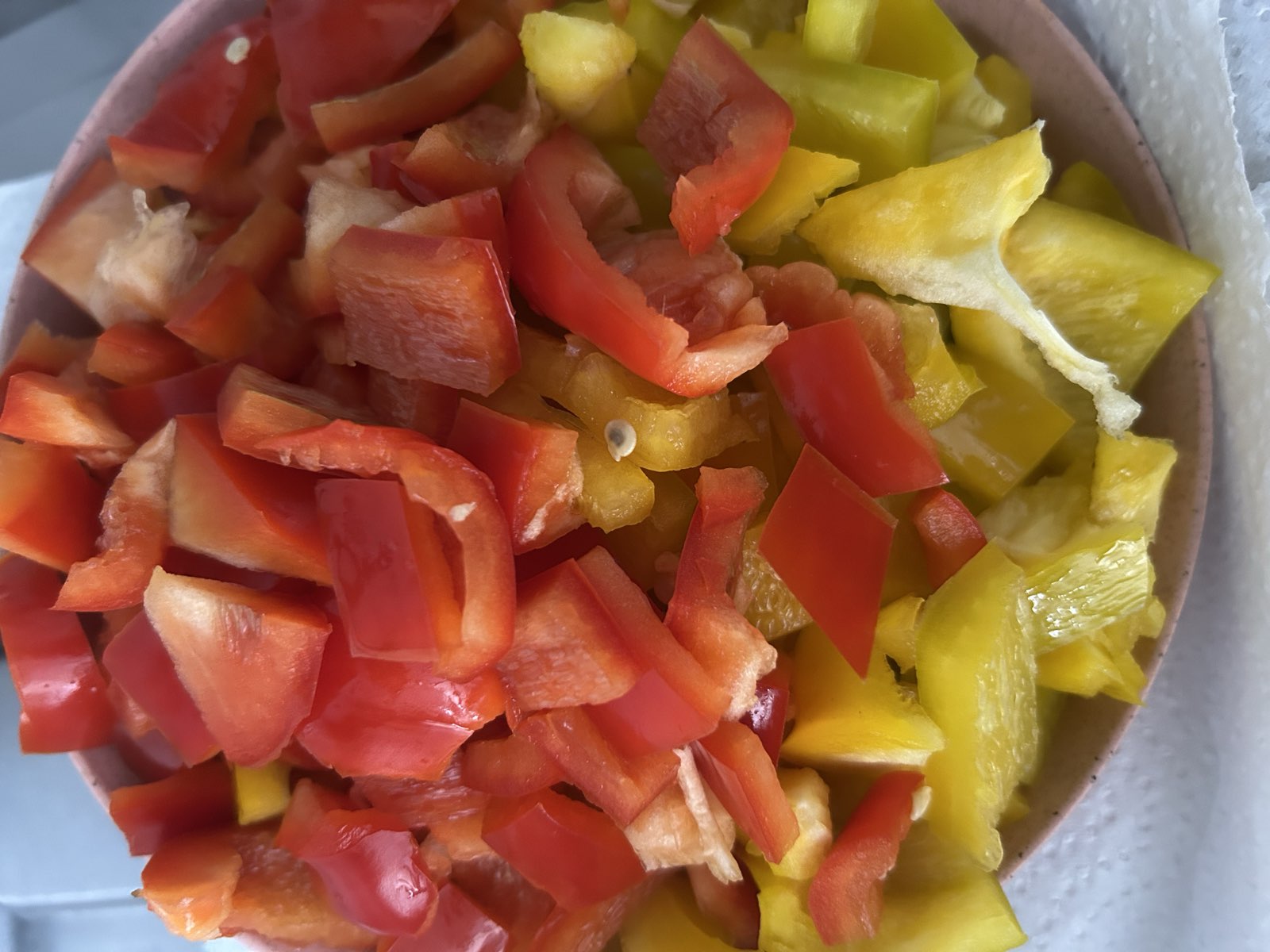 Mixed carrots, chopped